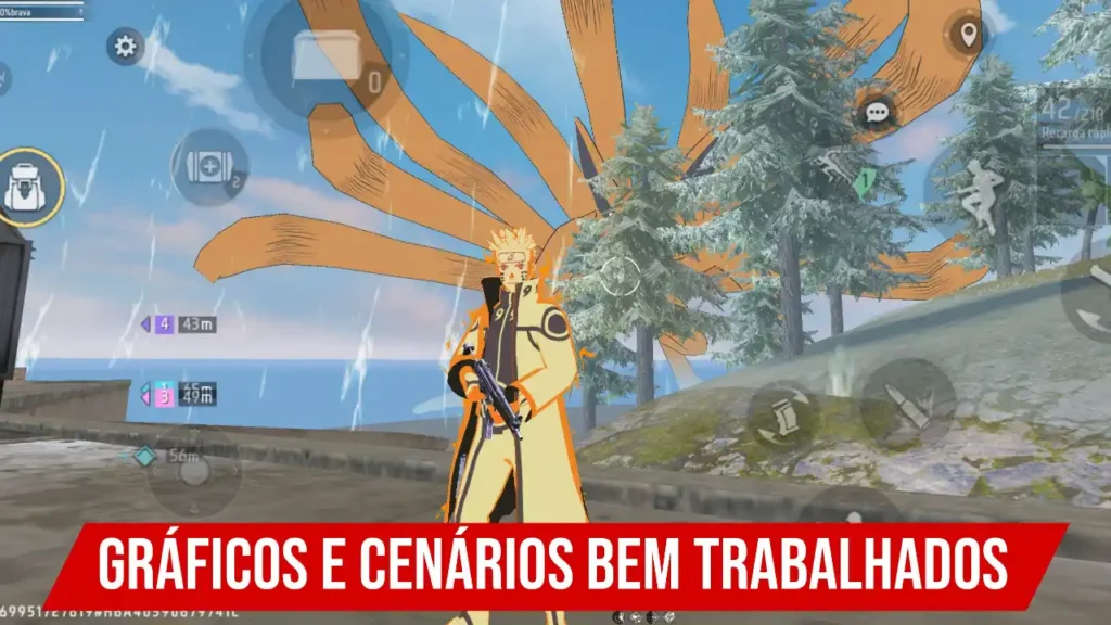 Garena Free Fire Mod Menu: Gráficos e cenários bem trabalhados
